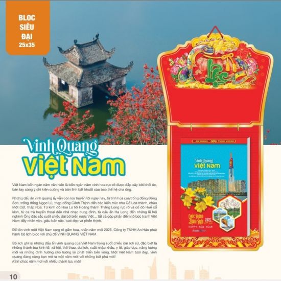 Lịch Bloc Siêu Đại 2025 - AH-04 Vinh Quang Việt Nam